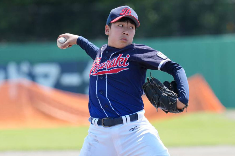茨城リーグ・宮本英汰【写真：井上学】