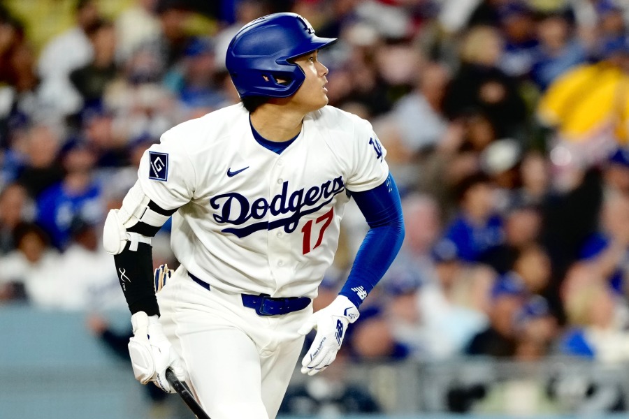 第2打席で7号を放ったドジャース・大谷翔平【写真:黒澤崇】