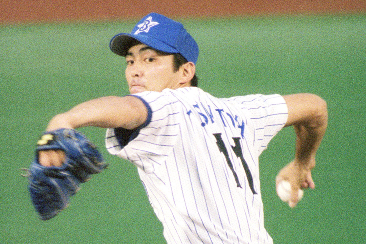 横浜時代の齋藤隆氏【写真：産経新聞社】