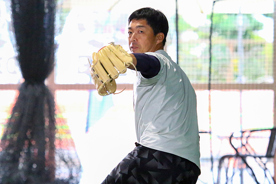 元中日・吉見一起氏【写真：伊藤賢汰】