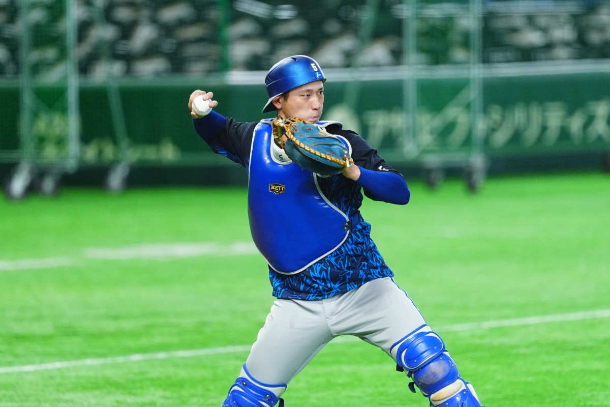 DeNAの松尾汐恩【写真：小林靖】