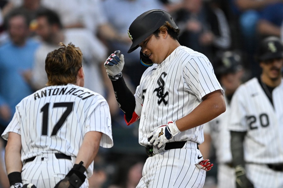 1試合2本の本塁打を放ったWソックス・村上宗隆【写真:ロイター】