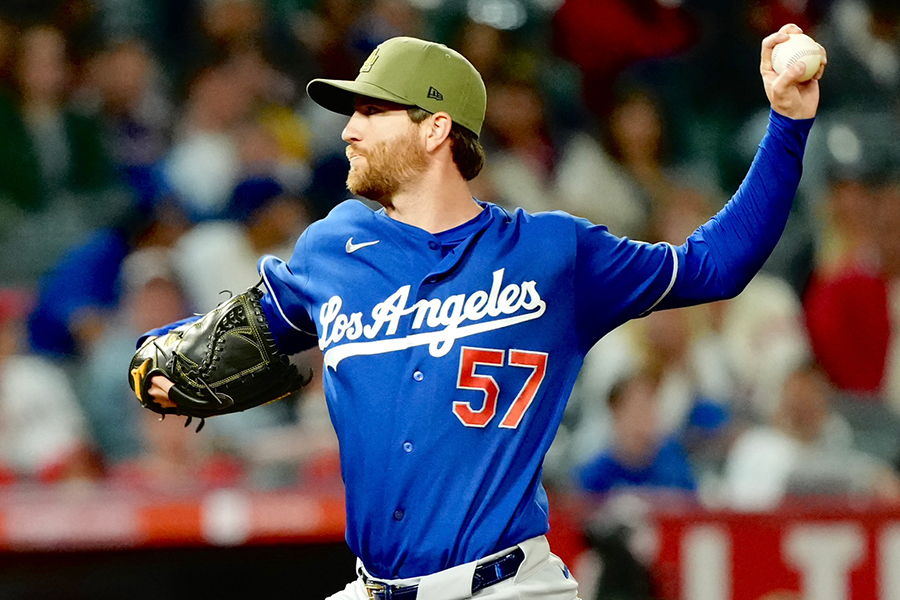 ドジャースのチャーリー・バーンズ【写真：黒澤崇】