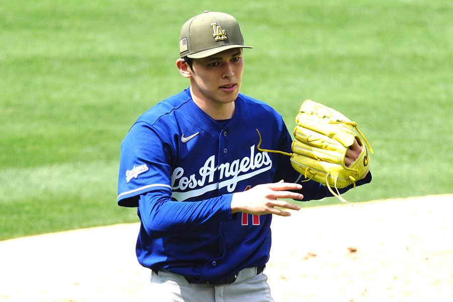 エンゼルス戦で2勝目を挙げたドジャース・佐々木朗希【写真：黒澤崇】
