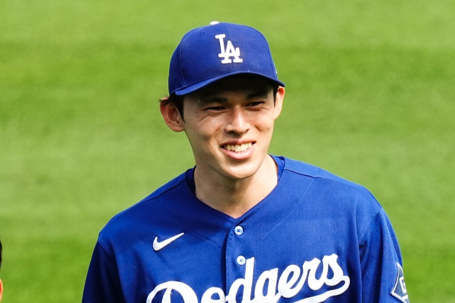 エンゼルス戦で2勝目を挙げたドジャース・佐々木朗希【写真：黒澤崇】