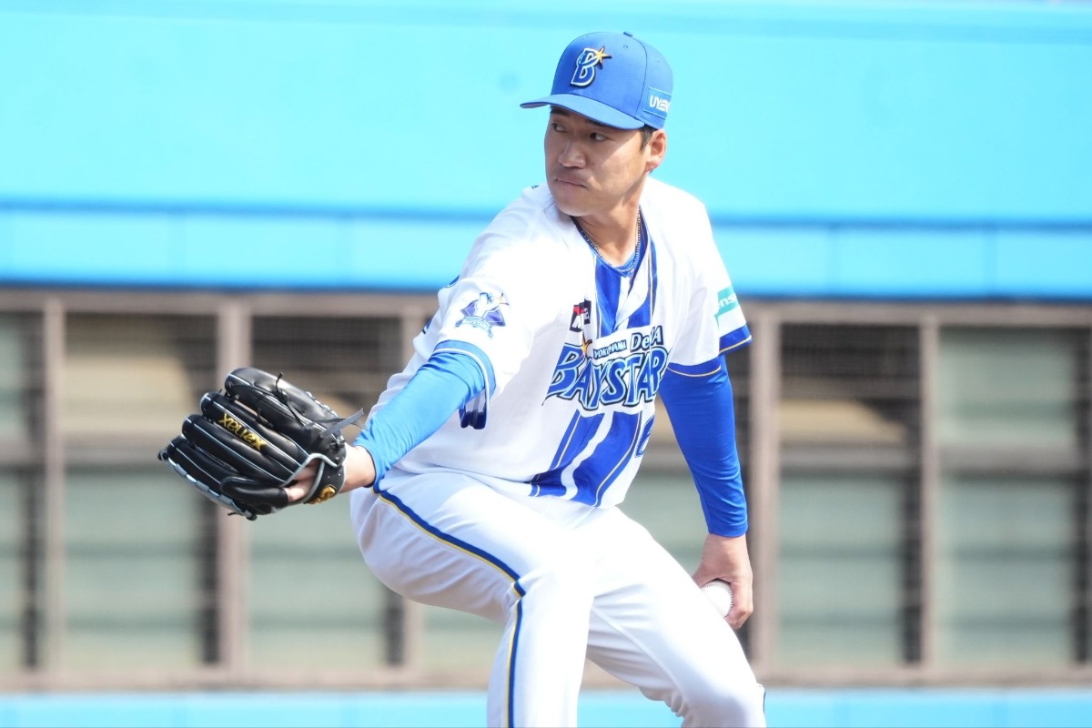 貴重な“左キラー”となっているDeNAの岩田将貴【写真：町田利衣】
