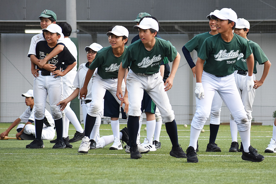 東京農大一中の練習の様子【写真:高橋幸司】