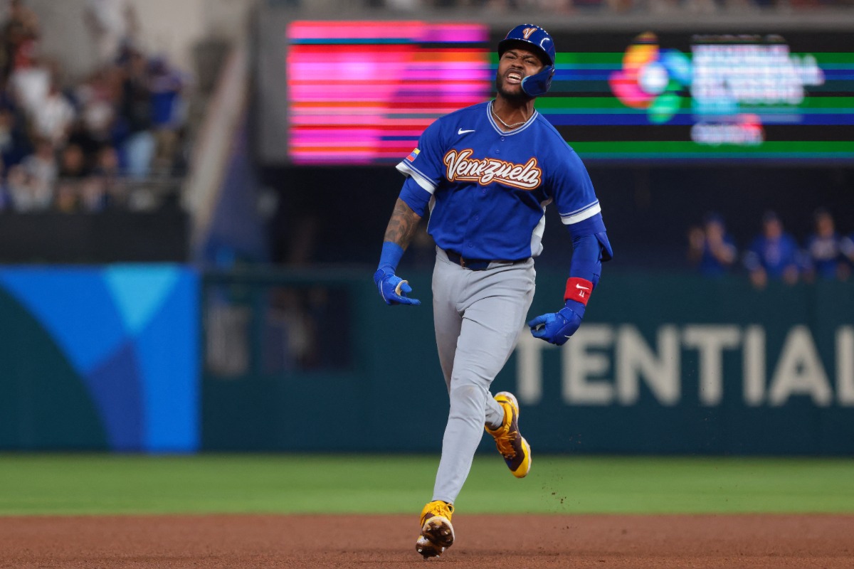 第6回WBCの準々決勝・日本戦で2ランを放ったベネズエラ代表のガルシア【写真：ロイター】