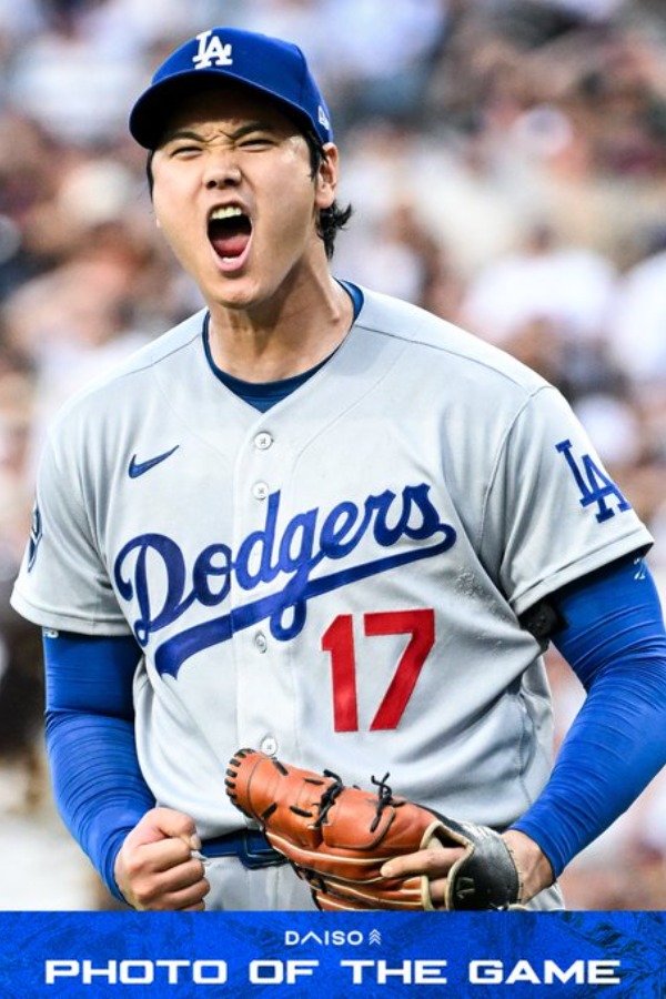 公式Xで公開された大谷翔平の写真【写真提供:ドジャース】