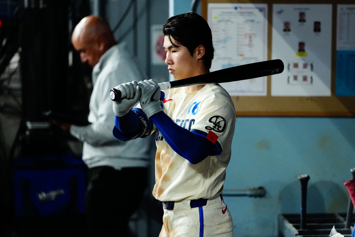 ドジャースのキム・ヘソン【写真：黒澤崇】
