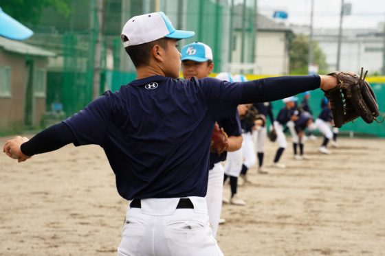 外野だけの子は「高校で厳しい」　中学軟式王者がこだわるキャッチボールの“1歩目”
