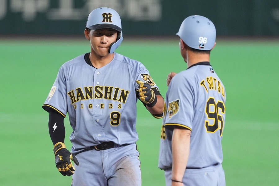 3安打1打点をマークした阪神・立石正広【写真：小林靖】