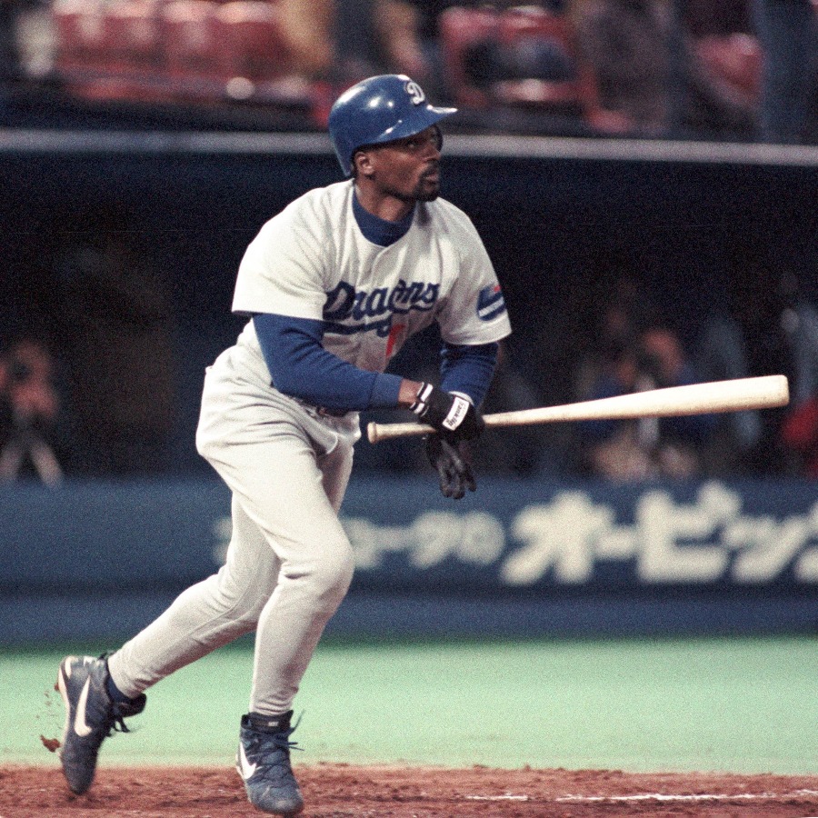 中日時代のダーネル・コールズ氏【写真提供：産経新聞社】