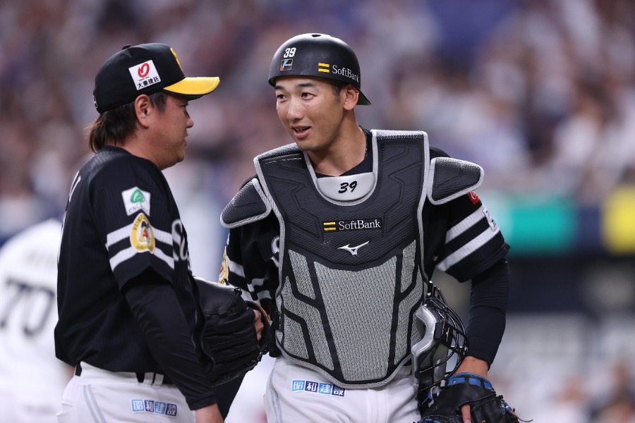 ソフトバンク・山本祐大【写真：栗木一考】