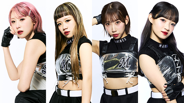 M☆Splash!!(エムスプラッシュ)のYUKAさん、YUKIさん、REIさん、FUYUさん(左から)【写真提供:C.L.M.】