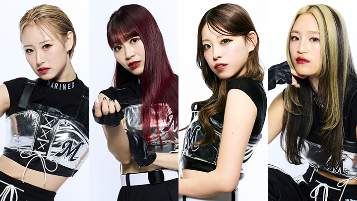 M☆Splash!!のメンバーのSORAさん、MIKUさん、KONOMIさん、MAOさん（写真左から）【写真提供：（C）C.L.M.】