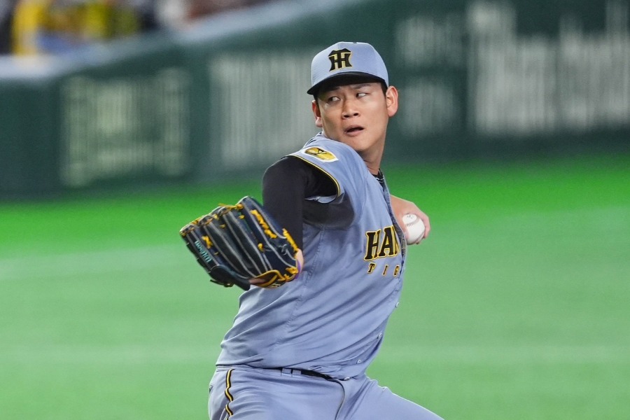 阪神・及川雅貴【写真：小林靖】