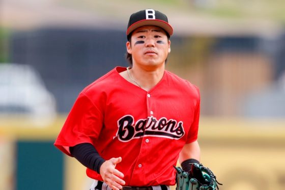 メジャー昇格の西田陸浮、背番号は「51」　ロッカー現れビックリ!?「やば、人多すぎやろ」