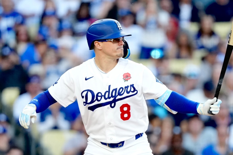 「9番・三塁」で先発したドジャースのエンリケ・ヘルナンデス【写真：黒澤崇】