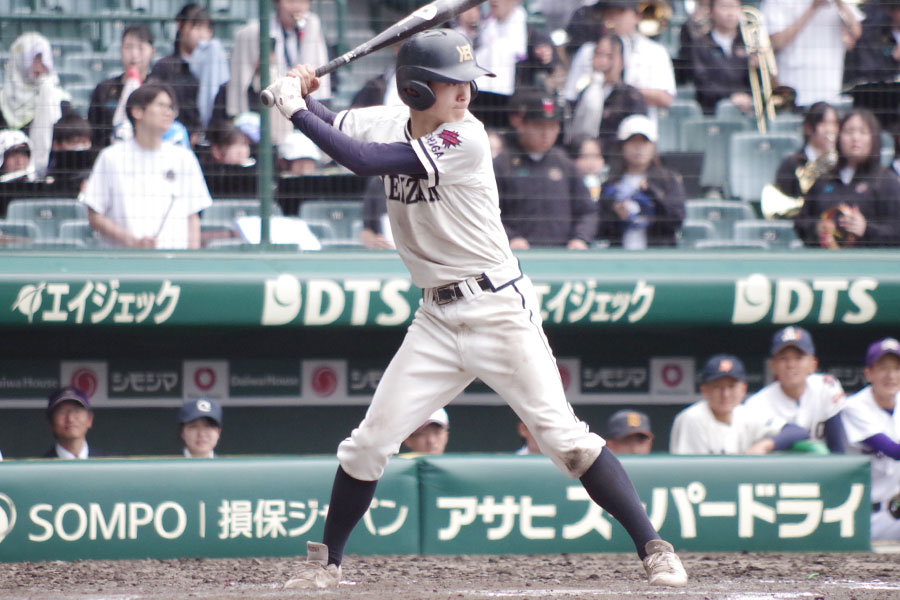 比叡山高・中村一心【写真:喜岡桜】