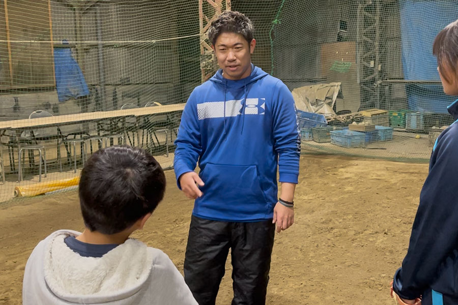 谷口容基さんの指導の様子【写真：本人提供】