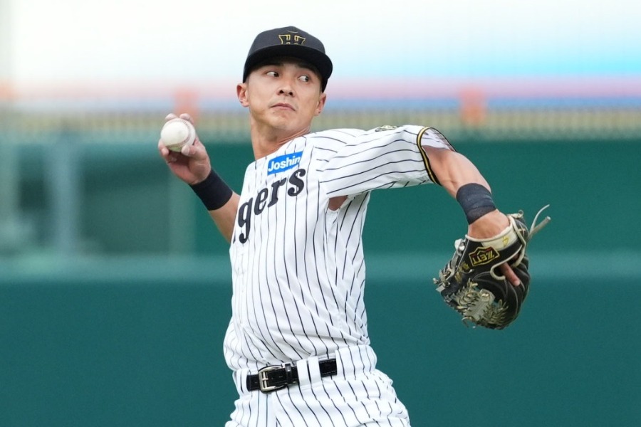 阪神・熊谷敬宥【写真:小林靖】