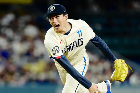 佐々木朗希、6回途中1失点7Kで降板　4勝目権利…今季最速162キロ、剛速球で強豪圧倒