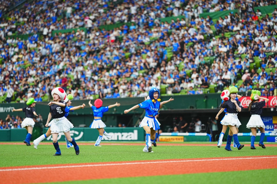 西武対DeNAが行われているベルーナドーム【写真：荒川祐史】