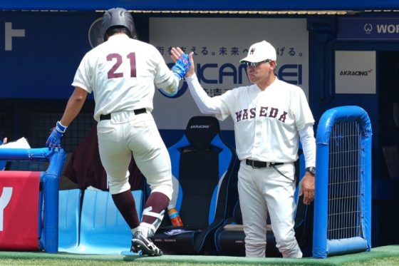 天覧試合で光った”元プロ”早大監督の勝負勘　敵軍エースに刺さった“人情代打”