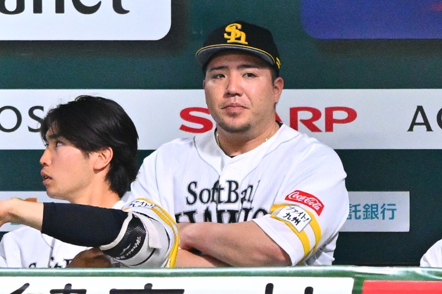 ソフトバンク・山川穂高【写真：古川剛伊】