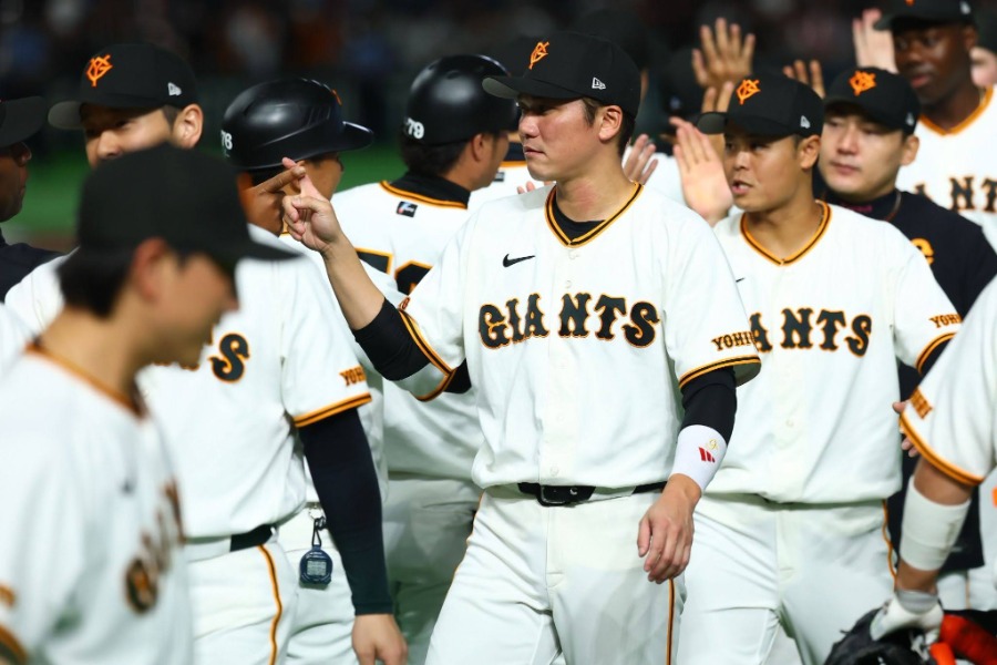 巨人は6月2日のオリックス戦で逆転勝利をおさめた【写真：加治屋友輝】