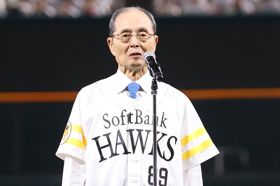 ソフトバンク・王貞治会長【写真：栗木一考】
