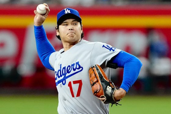大谷翔平、指から出血も6回無失点の好投　6勝目の権利…防御率は驚異の0.74