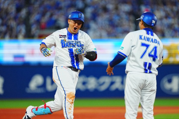 3号3ランを放ったDeNA・牧秀悟【写真：荒川祐史】