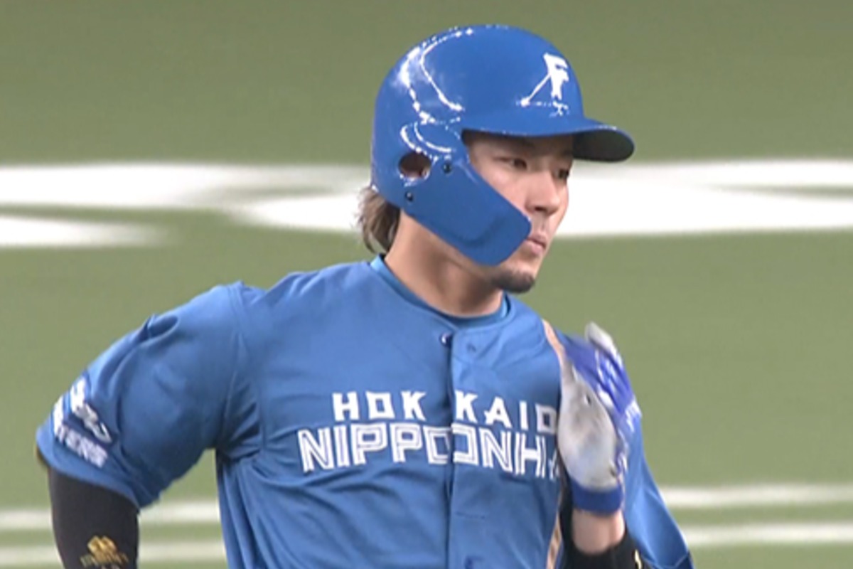 日本ハム・水野達稀【画像：パーソル パ・リーグTV】