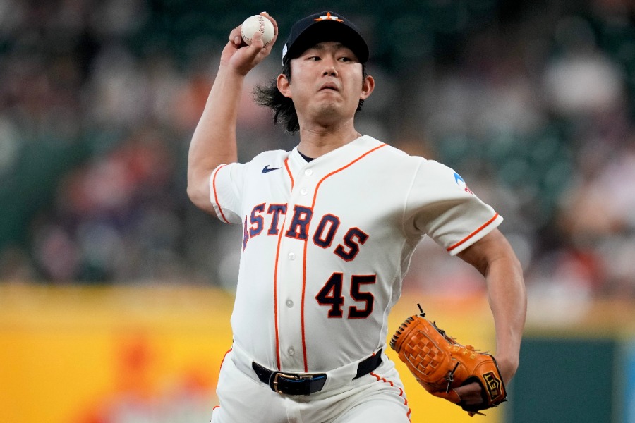アスレチックスに先発し、3勝目を挙げたアストロズ・今井達也【写真:アフロ】
