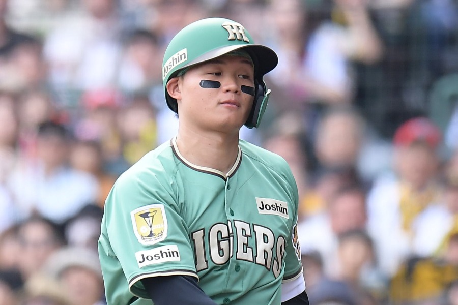 楽天戦に出場した阪神・森下翔太【写真提供:産経新聞社】