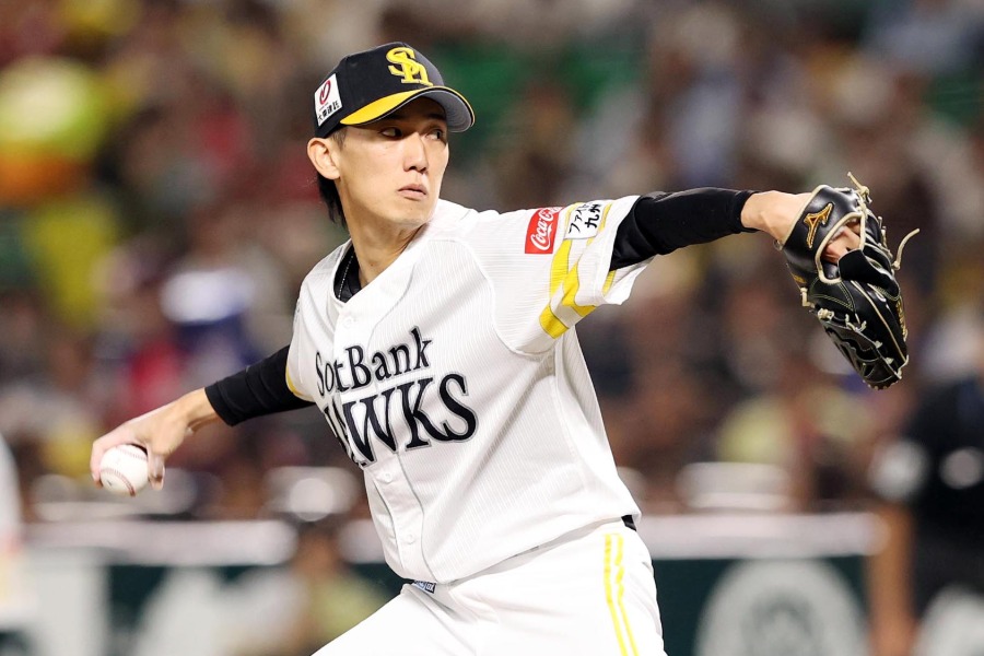 ソフトバンク・大津亮介【写真:栗木一考】