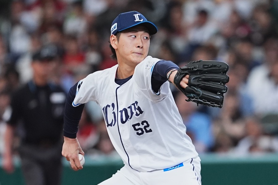 西武・篠原響【写真：小林靖】