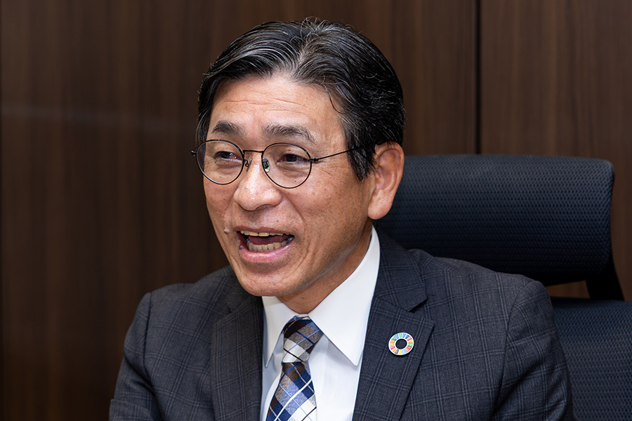 埼玉県野球協議会の奥村剛代表理事【写真：加治屋友輝】