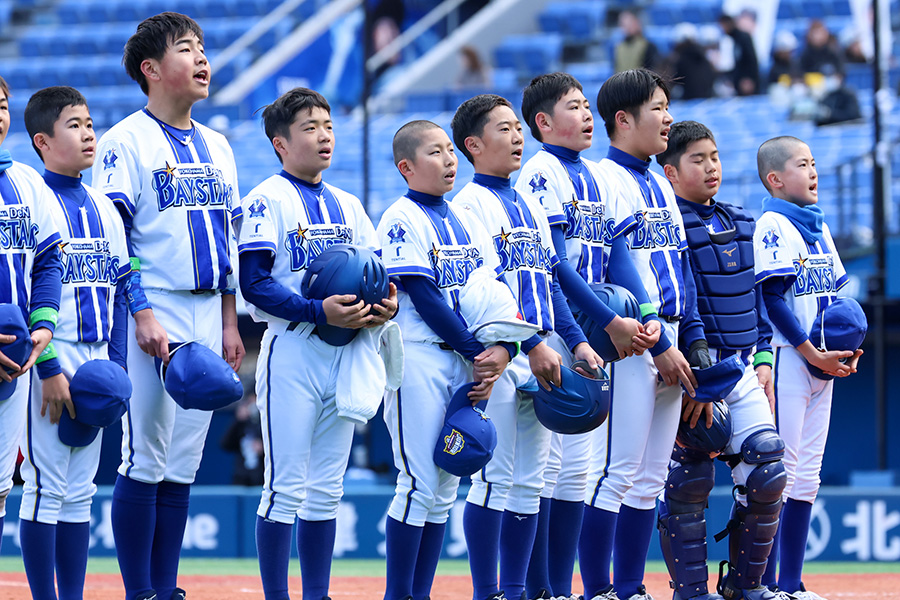 昨年大会に出場したDeNAジュニアナイン【写真:加治屋友輝】
