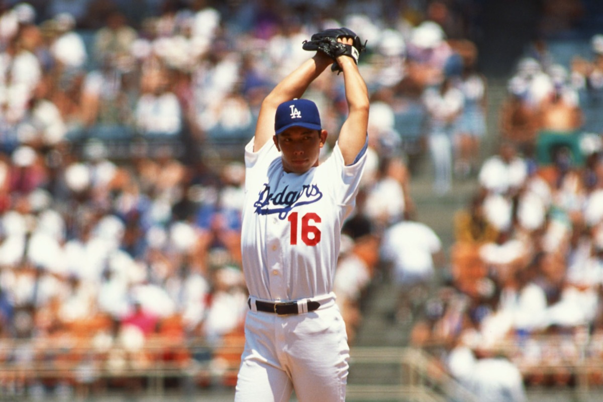 1995年からドジャースでプレーした野茂英雄氏【写真：アフロ】