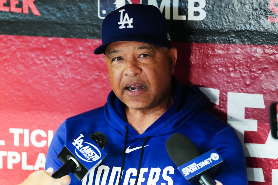 ドジャースのデーブ・ロバーツ監督【写真：黒澤崇】