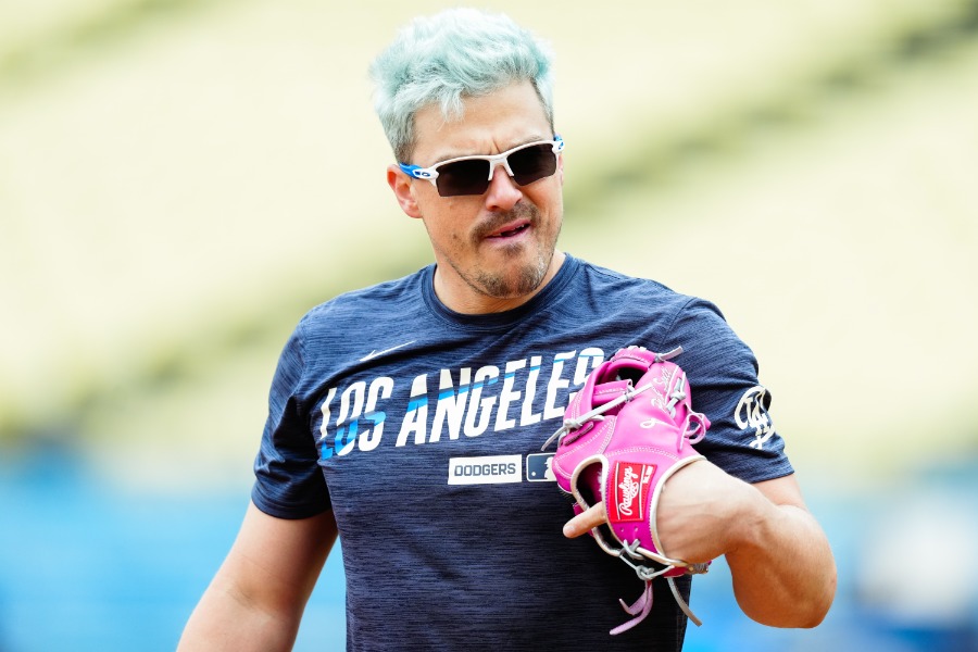 ドジャースのエンリケ・ヘルナンデス【写真：黒澤崇】