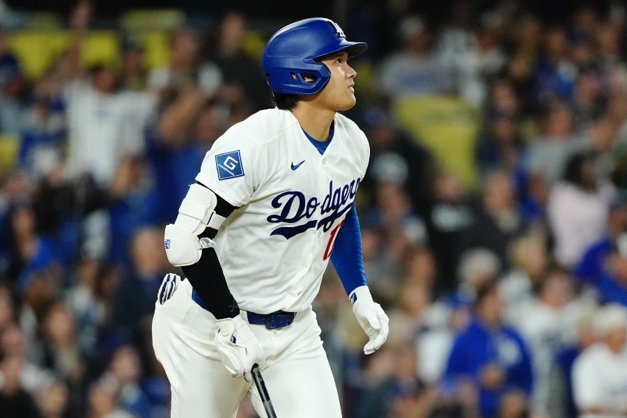 15号を放ったドジャース・大谷翔平【写真:黒澤崇】