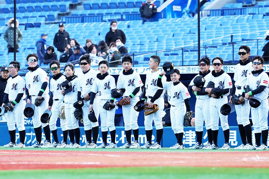 昨年大会に出場したロッテジュニアナイン【写真：加治屋友輝】