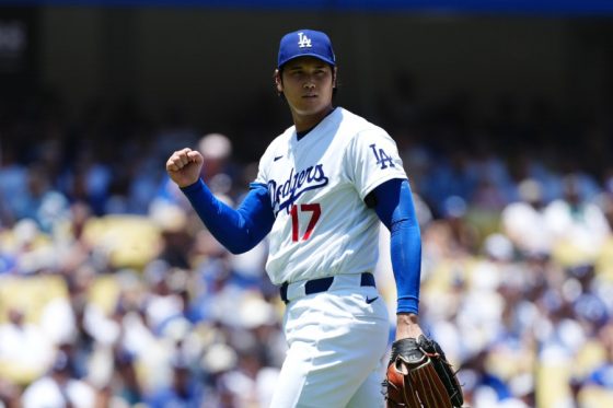 大谷翔平の視線の先…ベンチで向けられた“愛”　自らを救った同僚へ、ファン好感「凄く素敵」