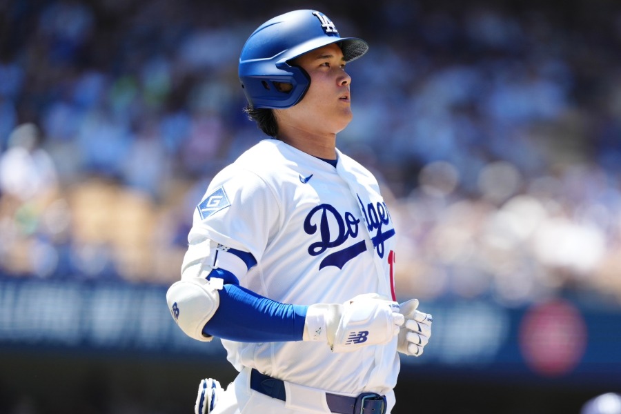 レイズ戦に出場したドジャース・大谷翔平【写真:黒澤崇】