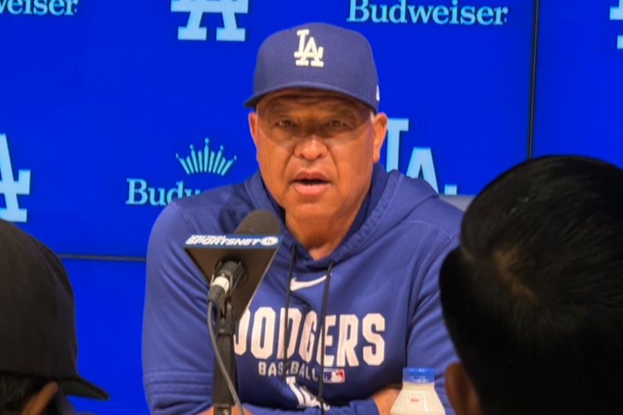 ドジャースのデーブ・ロバーツ監督【写真:上野明洸】