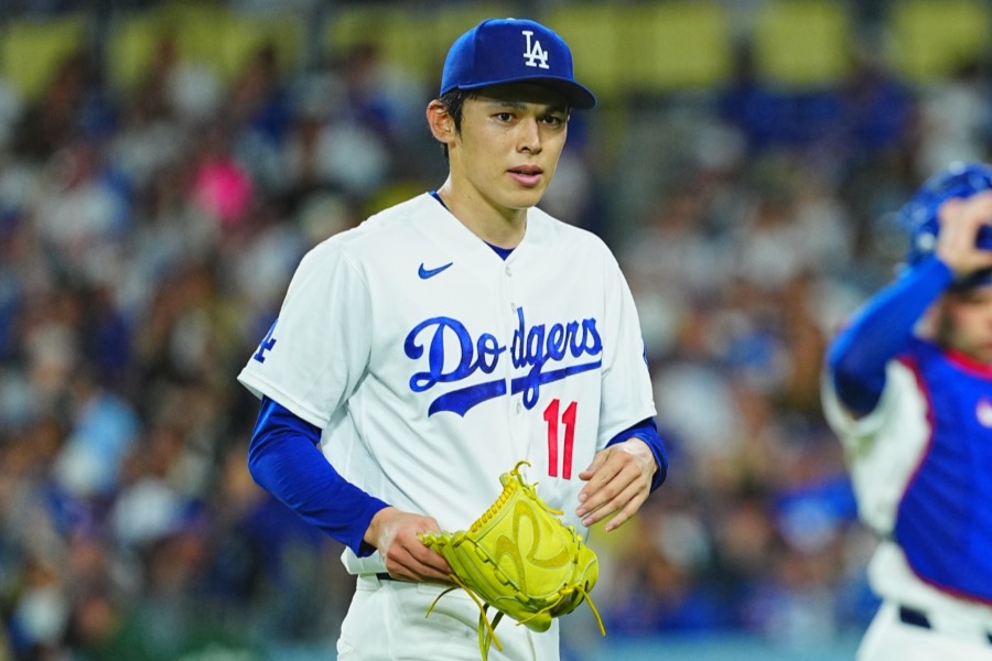 ドジャース・佐々木朗希【写真:荒川祐史】